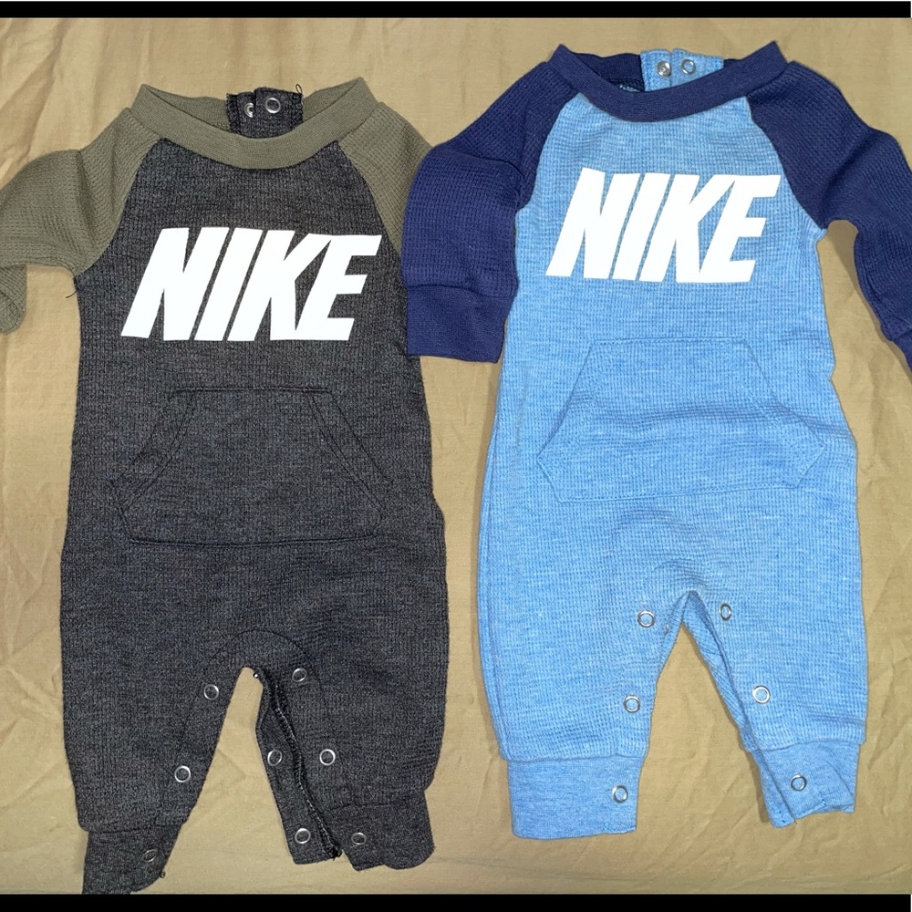 NIKE Newborn romper/coverall. Set of TWO (2).